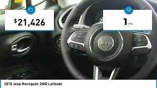 2018 Jeep Renegade Holzhauer Auto and Motorsports Group H14432