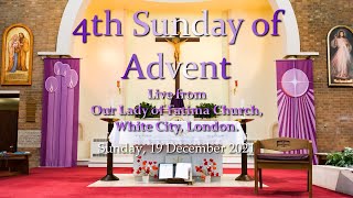 4th Sunday of Advent - 19th Dec 2021 - 11:00AM