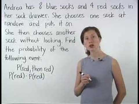Probability of Dependent Events - YourTeacher.com - Math Help
