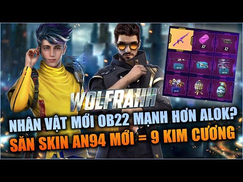 Free Fire | Nhân Vật Mới OB22 Mạnh Hơn ALOK Hay Không? - Săn AN94 Cyberpunk Với 9 KC | Rikaki Gaming