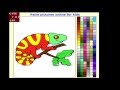 Tô màu con thằn lằn | con sặt sùng | con tắc kè hoa | PLAYING GEEKO COLORING PAGES