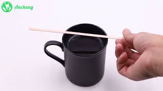 Custom China Eco Friendly Disposable Wooden Coffee Stirrer In Ancheng