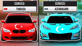 Türk Ve Azerbaycan Sunucularını Karşilaştirdim Pazarları Gezdi̇m Car Parking Multiplayer