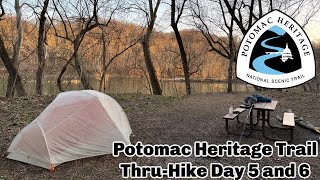 Potomac Heritage Trail Thru Hike: Day 5 and 6