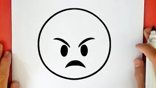 How To Draw Angry Emoji