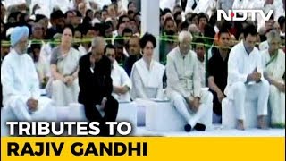 Rahul Gandhi, Priyanka Gandhi Vadra Pay Homage To Rajiv Gandhi On His 27th Death Anniversary