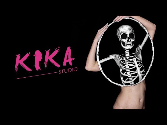 Bodypainting Illusion Timelapse: X-Ray Ring Scanner - Video