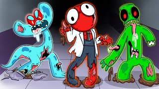 Rainbow Friends Become Zombies? Rainbow Friends 2 Animation