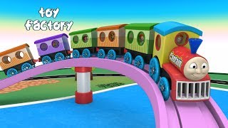 Kids Cartoon - Toy Train Cartoon - Toy Factory Train - Thomas The Train - train cartoon - JCB