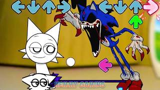 Fnf Sprunki All Phases Vs Sonic.exe Sings Sliced Pibby Incredibox Sprunki Fnf Mods