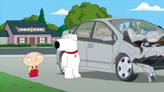 Family Guy - Stewie Crashes Brians Car