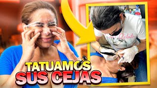 Le Tatuamos Las Cejas A Tevea