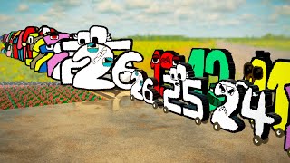 Number Lore 26-1 Cars Vs Number Lore 26-1 Walls Teardown