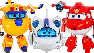Super Wings Season4 Supercharge Jett, Dizzy, Donnie Equipment Upgrade Dudupoptoy