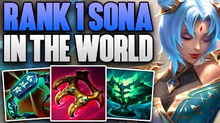 Best Sona In The World Full Support Gameplay Challenger Sona Support Patch 14.24 S14