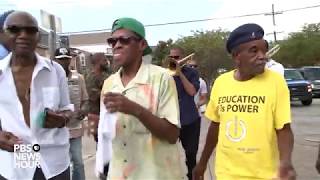 Trombone Shorty Joins A 39 Second Line 39 In New Orleans 39 Treme Neighborhood Trombone Shorty Joins A 39 Second Line 39 In New Orleans 39 Treme Neighborhood