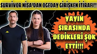 Survi̇vor Ni̇sadan Ogeday Gi̇ri̇şken İti̇rafi Yayin Sirasinda Dedi̇kleri̇ Şok Etti̇...