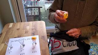 St Michael's 25 Club - February 2021 draw