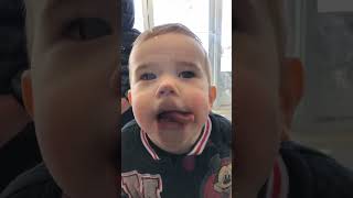 Baby Licking Window Cause Why Not Pre-Covid