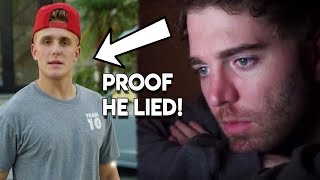 100% PROOF Jake Paul LIED To Shane Dawson
