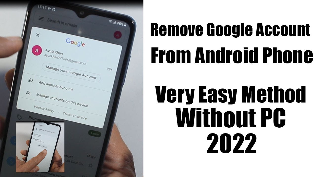 How to Remove Google Account From Android | Delete Gmail How to Remove Google Account From Android | Delete Gmail