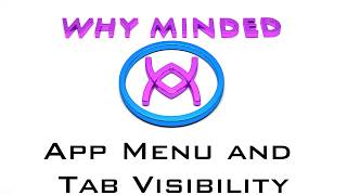 Salesforce App Menu: Tab Visibility