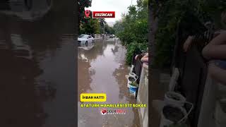 Erzincan Atatürk Mahallesinde Her Yağmur Sonrası Aynı Manzara