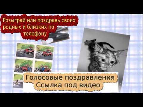Прикольные голосовые поздравления день рождения