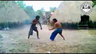 Cambodian Warrior fighting styles in Angkor War Show Kun Khmer