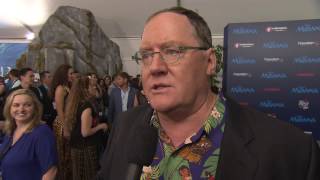 Moana World Premiere Interview - John Leter