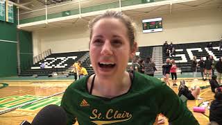 St. Clair women's volleyball holds off Niagara