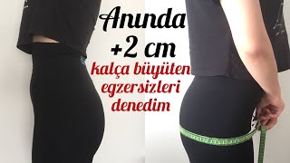 Anında 2 Cm Popo Şişiren, Kalça Büyüten Egzersizleri Denedim Booty Workout, Workout