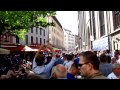 Chelsea fans and the Queen in Munich before the 2012 Champions League Final