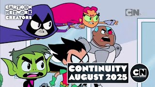 Continuity August 2025 Cartoon Network Mena