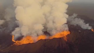 Get Close-Up View Of Erupting Volcano