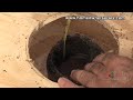 How to Fix a Toilet - Wooden Sub-Flooring Flange Repair - Part 3 of 3
