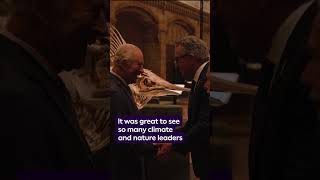 His Majesty, The King And His Royal Highness, The Prince Of Wales Attend Countdown To Cop30