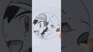 Ash And Pikachu Drawing❤️ #Drawing #Pencilsketch #Art #Satisfying #Artvideo #Viral #Pikachudrawing