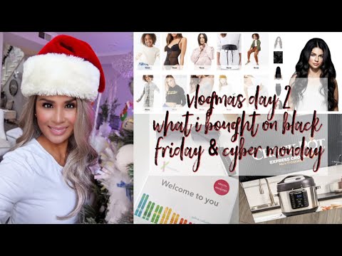VLOGMAS DAY 2 - WHAT I BOUGHT ON BLACK FRIDAY & CYBER MONDAY- SAHML - STAY AT HOME MOM LIFE