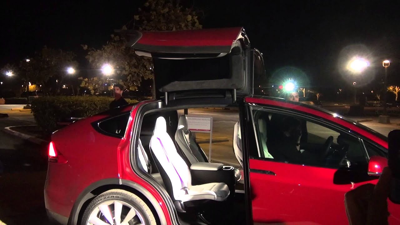 2016 Tesla Model X: 6-Seat Configuration Showing Second ...