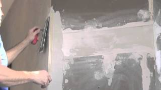 Repair large hole in wall with hot mud!