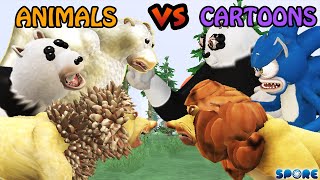 Animals Vs Cartoons S2 Spore
