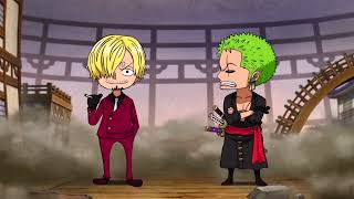 Duo Chibi Monster Sanji And Zoro