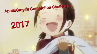 ApolloGraye's Completion Challenge 2017 || Keep Me Accountable