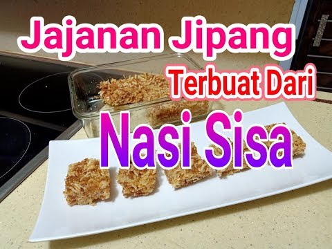 Jajanan Jipang Dari Nasi Sisa