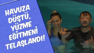 Havuza Düştü, Yüzme Eğitmeni Telaşlandı! - Mustafa Karadeniz