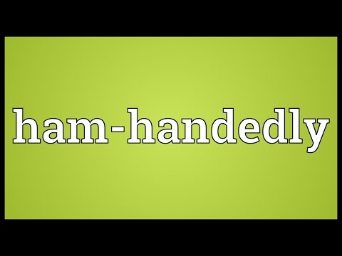 Header of Ham-Handedly