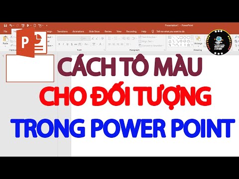Cách tô màu cho đối tượng trong Powerpoint
