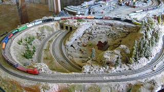 Part Of One Of The Many Model Train Layouts At The Toy Train Depot