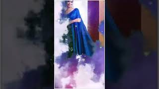 Esha Gupta In Blue Saree